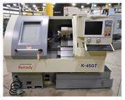 NEW REMEDY MODEL K-45GT SLANT BED GANG STYLE CNC LATHE WITH CENTROID T39W C