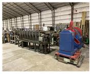 8-Stand Hat & Z-Channel Rollforming Line, Decoiler & Cutoff Press