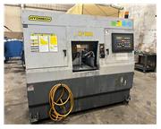 USED HYD-MECH FULLY AUTOMATIC 10" DUAL COLUMN HORIZONTAL BANDSAW MODEL H-10A, Stock# 