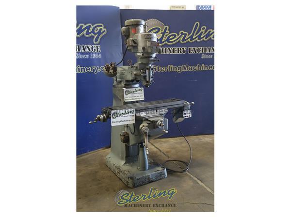 9&quot; x 42&quot; Used Bridgeport Variable Speed Vertical Milling Machine, Mdl. SERIES 1, X Power Feed, Variable Speed Drive, #A7138