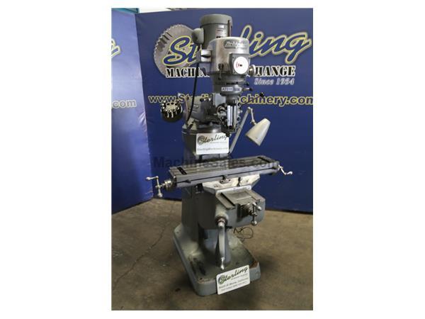 9&quot; x 32&quot; Used Bridgeport Variable Speed Vertical Milling Machine, Mdl. SERIES 1, Variable Speed Head, Work Light, #A7318