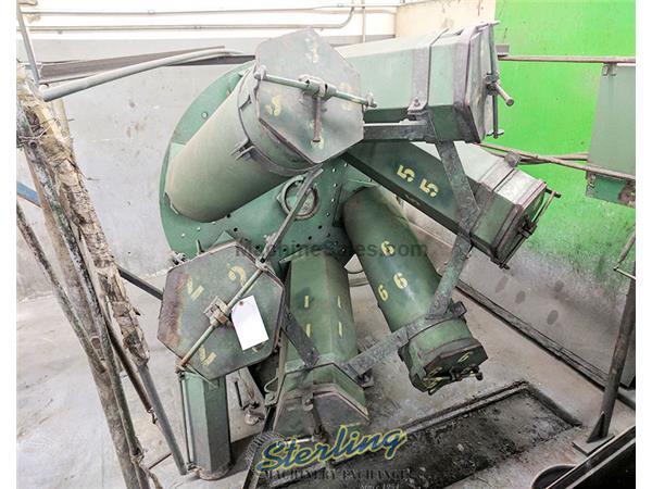 Used BMT Multi Barrel Slide Hone Finishing Mill, Flywheel Tumbler Deburring Machine, Mdl. 2MB-200, #A4769