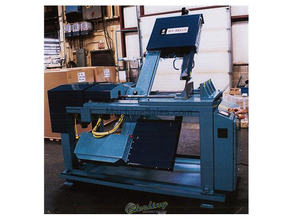 20&quot; x 30&quot; Brand New W.F. Wells Semi-Automatic Electrical Vertical Tilting Dual Direction 60┬░ Miter Capability Band Saw, Mdl. EVM-2030-6, 1-1/4&quot; Bi-Me