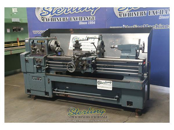 17”/25&quot; x 60” Used Webb Gap Bed Engine Lathe (Heavy Duty), Mdl. 17Gx60, #6 morse Taper, Steady Rest, 3 Jaw Chuck, Hole Thru Spindle 2-1/8&quot;, Tool Post,