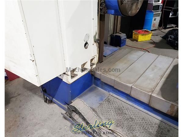 4&quot; Used Vanguard Table Type Horizontal Boring Milling Machine &quot;Low Hours&quot;, Mdl. TPX6111C/3, Newall Digital Readout, Rotary Work Table, Tailstock, #A55