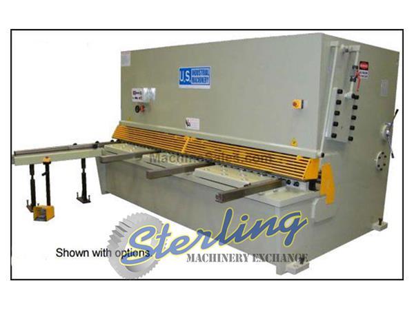 1/2&quot; x 10' Brand New U.S. Industrial Hydraulic Shear, Mdl. US10500, Squaring Arm, 39.5&quot; from Blade to End, High Carbon, High Chrome Shear Blades, Ball