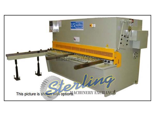 3/8&quot; x 13' Brand New U.S. Industrial Hydraulic Shear, Mdl. US13375, Squaring Arm, 39.5&quot; from Blade to End, High Carbon, High Chrome Shear Blades, Ball