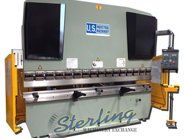 200 Ton x 13' Brand New U.S. Industrial Hydraulic Press Brake with Front Operated Power Back Gauge & Power Ram Adjust, Mdl. USHB200-13M, Power Front O