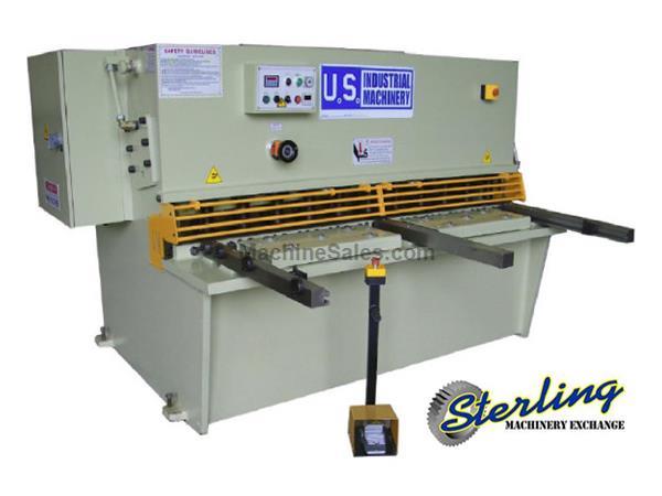 1/4&quot; x 6' Brand New U.S. Industrial Hydraulic Shear, Mdl. US625, Squaring Arm, 39.5&quot; from Blade to End, High Carbon, High Chrome Shear Blades, Ball Tr