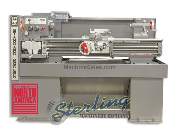 14&quot; x 40&quot; BRAND NEW STANDARD MODERN MILITARY ENGINE LATHE, Mdl. 1440MILITARY, MADE IN NORTH AMERICA, CSA Approved Electrical, Operations Manual (Instr