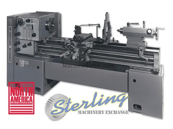 20&quot; x 80&quot; Brand New Standard Modern Engine Lathe, Mdl. 2080, 80&quot; Between Centers, 15 H.P. Continuous Duty, D1-8&quot; Camlock - 3 Bearing Spindle, 18 Spind