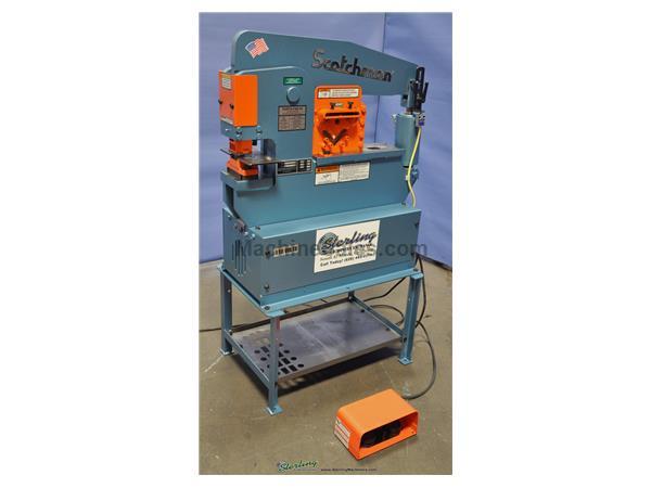45 Ton Brand New Scotchman Hydraulic Ironworker, Mdl. Porta Fab 45, 45 - Ton Punch Station (1 - 1/8&quot; In 1/2&quot;), Keyed Punch Ram For Safety, 4 - 1/4&quot; Th