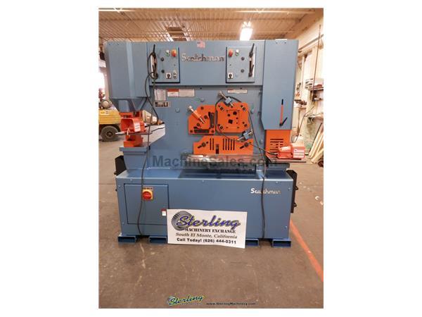 85 Tons Brand New Scotchman Dual Operation Hydraulic Ironworker, Mdl. DO 8514 - 20 M, 14&quot; Throat Depth, Dual Operator Allows For Two Operators To Work