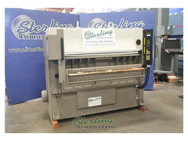 60 Ton Used Questa Clicker Press (Hydraulic) Large Bed Sliding Table Press, Mdl. Model AREA 60, #A6822