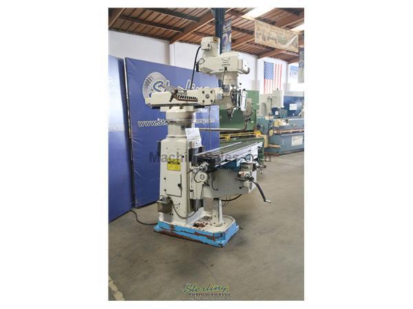 12&quot; x 58&quot; Used Promax Milling Machine, Mdl. -, Table Power Feed, 2 Axis Dro System, Lube Pump, 8&quot; Riser, #A7061