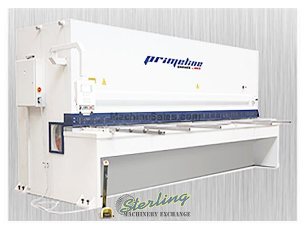 1/4&quot; x 10' Brand New Comeq Primeline CNC Variable Rake Angle Hydraulic Guillotine Shears, Mdl. VR10H250, Rapid Blade Gap System, Ball Transfers on Tab