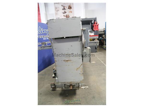 44 Ton Used Ormont Receding Head Large Bed Clicker Press (60&quot; x 30&quot; Bed), Mdl. DU-44, Cutting Pad, Push Button Controls, #A5835