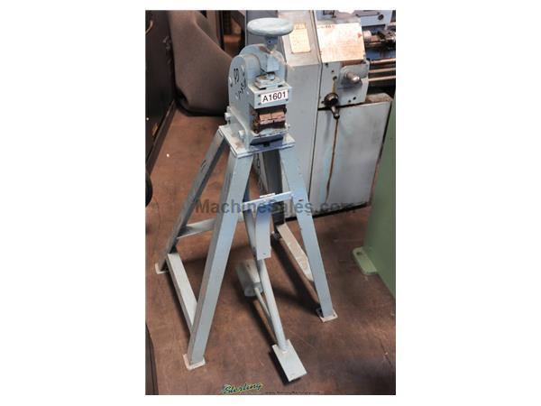 16 Ga. Used Marchant Foot Stretching & Shrinking Machine, Mdl. 6F, Set Of Stretching Jaws #A1601