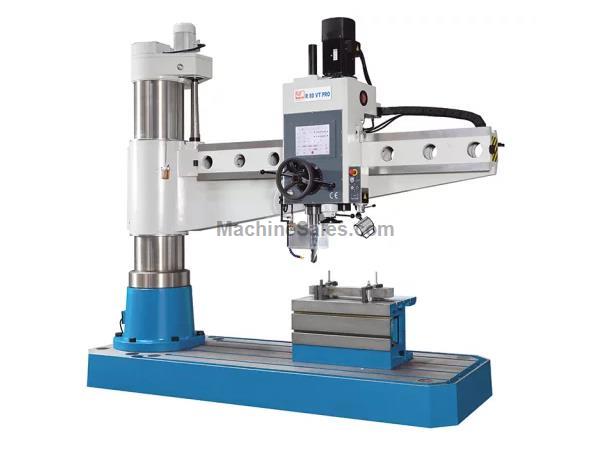 8&quot; X 32&quot; Brand New Knuth Radial Drill, Mdl. R 80 VT PRO, Touchscreen control panel, Automatic thread cutting cycles, Servo motor for quill feed, Acces