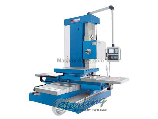 79&quot; x 71&quot; x 35&quot; Brand New Knuth Horizontal Drilling and Milling Horizontal Table Type Boring Machine, Mdl. BO 130 CNC, 3 Axis Position Indicator, Tail