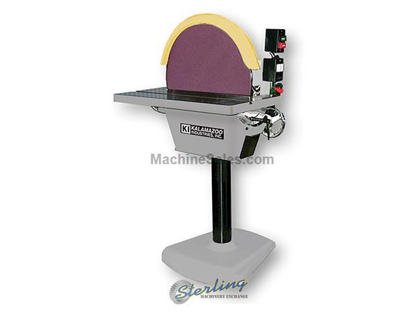20&quot; Brand New Kalamazoo Disc Sander , Mdl. DS20, 20&quot; Diameter Steel Disc, Uses PSA Adhesive Sanding Discs (1 Included), Reversing Drum Switch, Table T