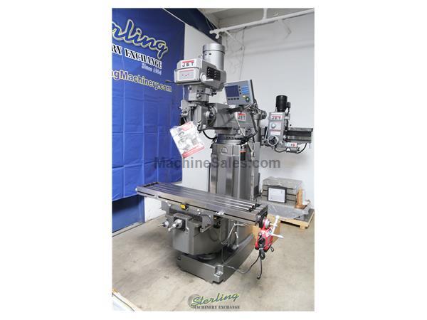 12&quot; x 54&quot; Brand New Jet Industrial Vertical Milling Machine (Heavy Duty), Mdl. JTM-1254VS, MFG Number JT9-690025, Certified Meehanite® Castings, Preci
