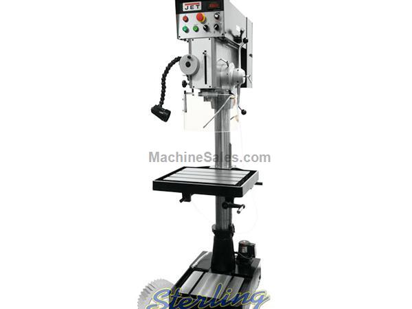20&quot; Brand New Jet EVS Drill Press with Power Down Feed , Mdl. JDP-20EVST-230-PDF, Heavy Duty Steel Column, Heavy Duty Casted Head, Large Precision Gro