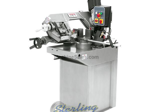 7&quot; x 6&quot; Brand New Jet Zip Quick Miter Horizontal Bandsaw , Mdl. J-9180-3, MFG Number JT9-414464, Mitering Head Swivels to cut any angle 0 - 60 Degrees