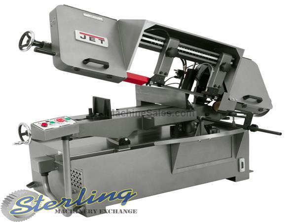 10&quot; x 16&quot; Brand New Jet Horizontal Mitering Bandsaw , Mdl. J-7040M-4, MFG Number JT9-414484, Mitering Head Swivels to Cut Any Angle 0 - 45 Degrees, Sw