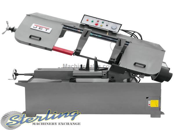 13&quot; x 21&quot; Brand New Jet Semi-Automatic Horizontal Bandsaw , Mdl. HBS-1321W, MFG Number JT9-414471, Semi-Automatic bow raises after cut is complete to