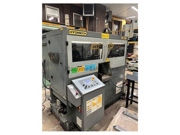 11&quot; x 13&quot; Used Hydmech Automatic Dual Post Horizontal Band Saw, Mdl. H-11A, Split Front Vise, Full Capacity, Full Stroking Hydraulic Vises, Automatic