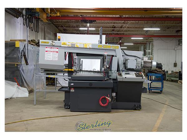 20&quot; x 30&quot; Brand New Hydmech Automatic Horizontal Pivot Style Band Saw with 10' Feed Bar, Mdl. M-20A-120, Automatic Programmable Mitering with &quot;Go To&quot;