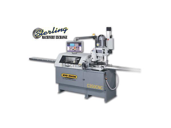 14&quot; Brand New Hydmech Automatic Column Cold Saw, Mdl. C350-2CNC, Automatic Operation, Feed Rate Control Dial, Automatic Multi-Indexing Up to 23&quot; in Si