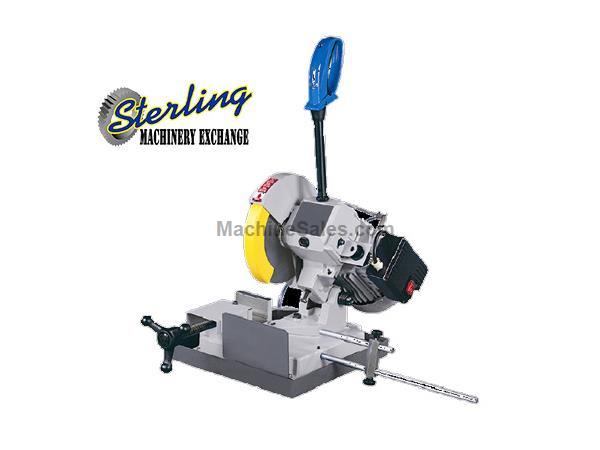 9&quot; Brand New Hydmech Manual Circular Cold Saw (Ferrous), Mdl. P225, Manually Operated, Manual Vise, Robust Sawing Head Miters 45 Degrees Left, Bench T