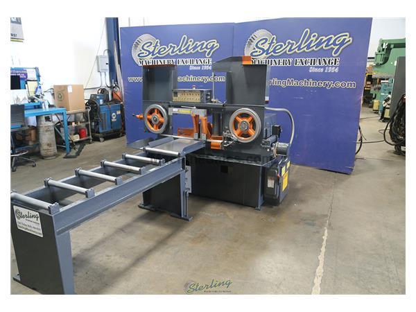 12.75&quot; x 11&quot; Used Hem Fully Automatic Horizontal Bandsaw, Mdl. H100A, Fully Automatic Hitchfeed Material Feeder, Coolant Tank, Hydraulic Vise Clamping