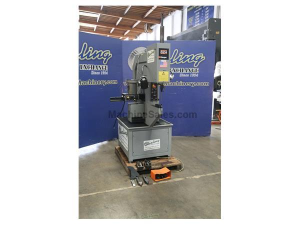 8 Tons Used Haeger Hardware Insertion Press, Mdl. 824-1L, Bowl Feeder, Tooling, Year(1998) #A7437