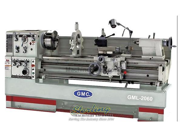 20” x 80” Brand New GMC Precision Gap Bed Lathe, Mdl. GML-2080, ISO 9001 Certified, Large spindle bore 3-1/8”, Heavy Duty spindle D1-8, Heavy Duty gui