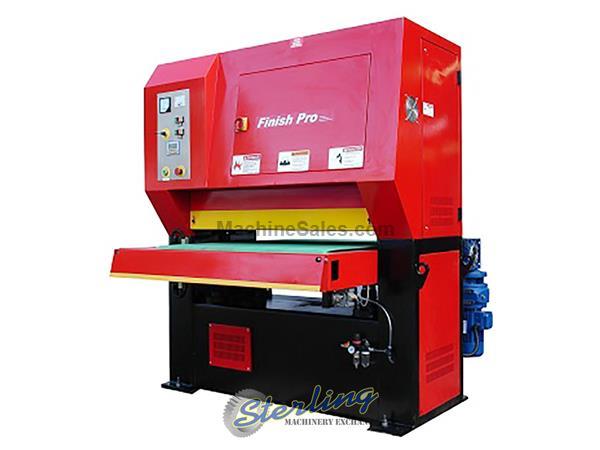 40&quot; x 75&quot; Brand New GMC Finish Pro Metal Sander/Deburring/Finishing Machine, Mdl. FP-4075, Motorized Table Lift with Computer Display, Variable Speed