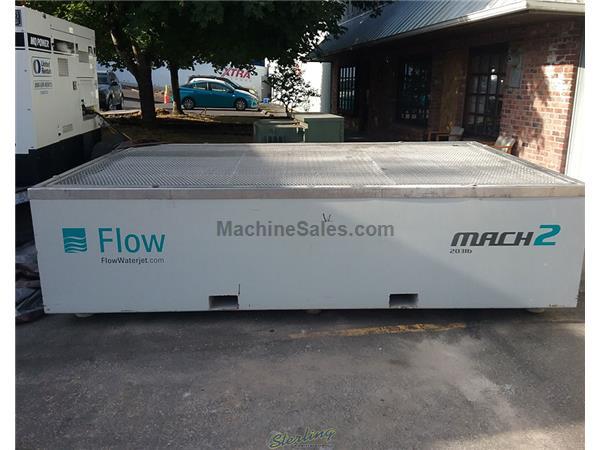 6' x 10' Used Flow CNC Waterjet Cutting System for Foam, Gaskets, Rubber-Excellent, 1500 hrs use. less than 200 hrs on new intensifier. Waterjet has b