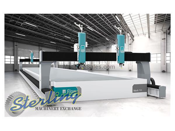 Brand New Flow CNC Waterjet Cutting System, Mdl. Mach 700 5080, Engineered for Strength & Speed, All Steel Construction, Handles Heavy Duty Use, Easy