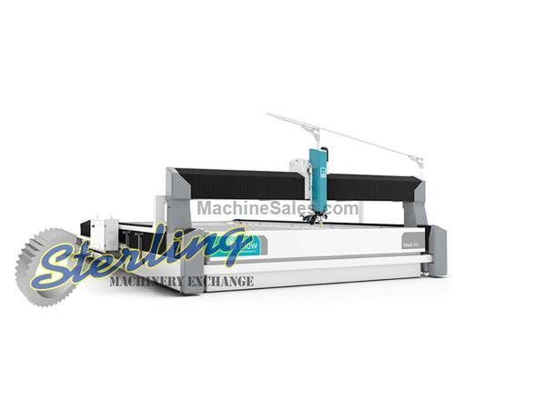 Brand New Flow CNC Waterjet Cutting System, Mdl. Mach 500 4080, State of the Art Cutting Technology, Industry Leading Pump Technology, 3D Modeling CAD