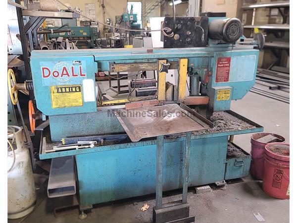 9&quot; x 16&quot; Used Doall Horizontal Miter Bandsaw (Swivel Head), Mdl. C-916S, Swivel Head, Discharge Tray, Guaranteed By Authorized Doall Dealer, #A7490