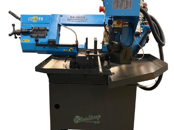 11&quot; x 8&quot; Brand New DoAll Dual-Miter Manual Band Saw, Mdl. DS-280M, Dual swivel head to 45 left to 60 degrees right, Fine Adjustment Head Feed Control,