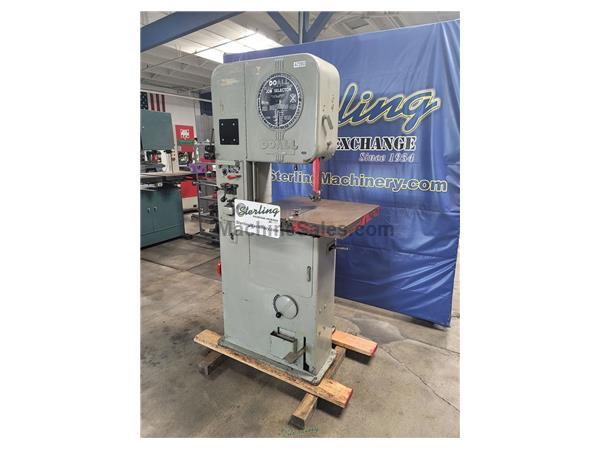 16&quot; Used DoAll Vertical Metalcutting Bandsaw, Mdl. ML-16, Blade Welder/Grinder NOT FUNCTIONAL, High/Low Transmission, #A7260