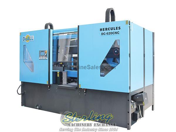 22&quot; x 24&quot; Brand New DoAll Ball Screw Servo Motor Dual Column Bandsaw, Mdl. DC-620 CNC Hercules 2, Siemens control w/ touch screen display, Smart progr