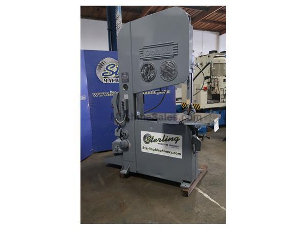 36" Used DoAll Vertical Zephyr Bandsaw (High Velocity Vertical Bandsaw) (DoAll Certif