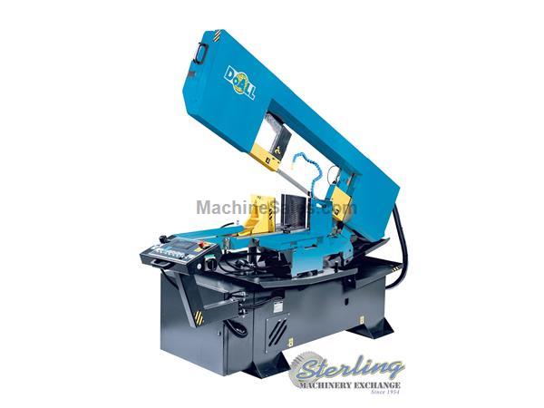 14&quot; x 20&quot; Brand New DoAll Dual Miter StructurALL Semi-Automatic Horizontal Bandsaw, Mdl. DS-500SA, Mitsubishi PLC Control, Flood Coolant, Blade Driven