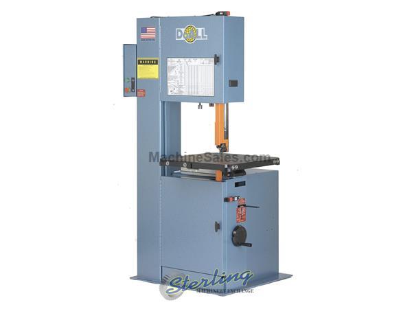 20&quot; BRAND NEW DOALL VERTICAL CONTOUR BANDSAW, Mdl. 2013-V2, Variable Speed, Table Tilts for Angle Cutting, Dual Range Transmission, Variable Frequency