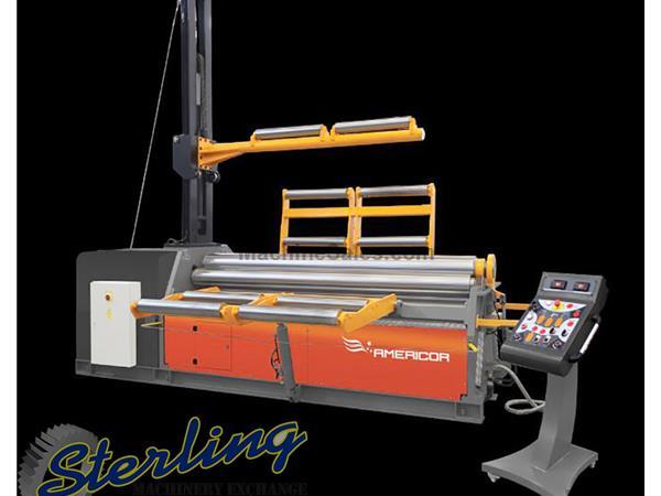 5/16&quot; x 5' Brand New Comeq Americor Hydraulic 4 RDP Plate Bending Roll, Mdl. 4-RDP 180/5, Hydraulic Roll Adjustment for Bending & Prebending Operation