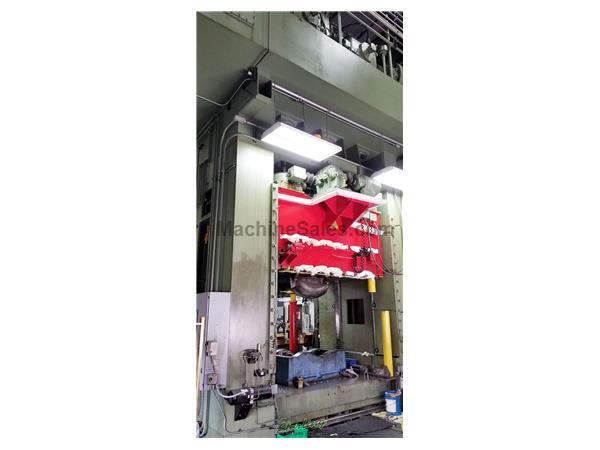 2,000 Tons x 60&quot; Large Used Clearing Triple Action Hydraulic Press, Deep Draw Hydraulic Triple Action Press With Windows, Mdl. DH-1500-500-108, Pump C